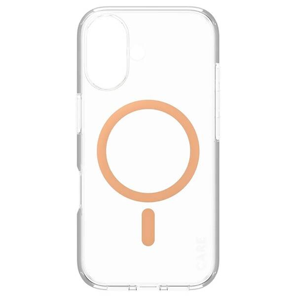 Etui CARE by PanzerGlass Flagship Case iPhone 16 6.1" brzoskwiniowy/peachy MagSafe 1373