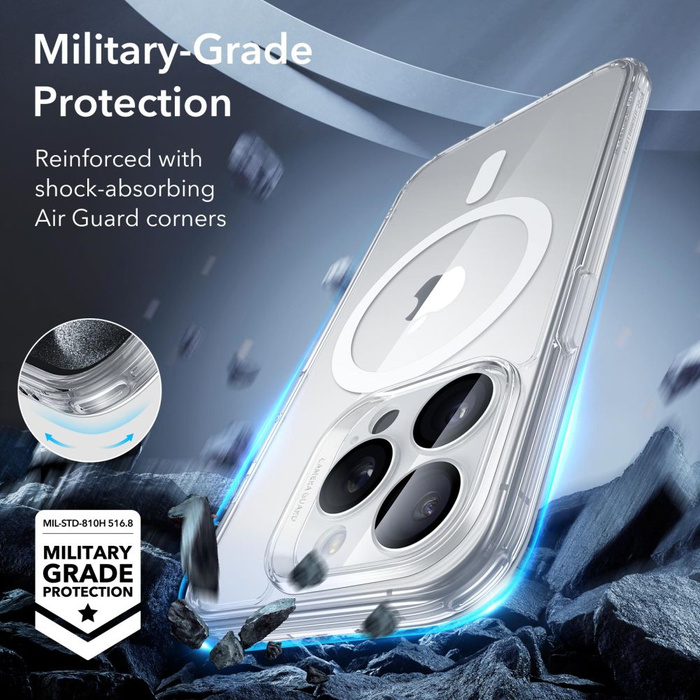 Etui ESR CLASSIC PRO SET HALOLOCK MAGSAFE IPHONE 15 PRO CLEAR