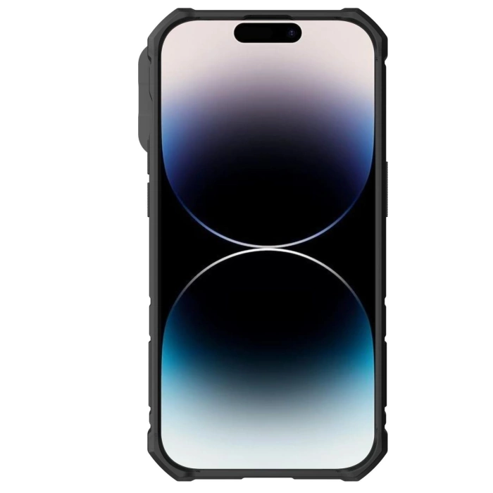Nillkin CamShield Armor Pro Magnetic Case etui iPhone 14 Pro magnetyczny pokrowiec MagSafe z osłoną na aparat czarne