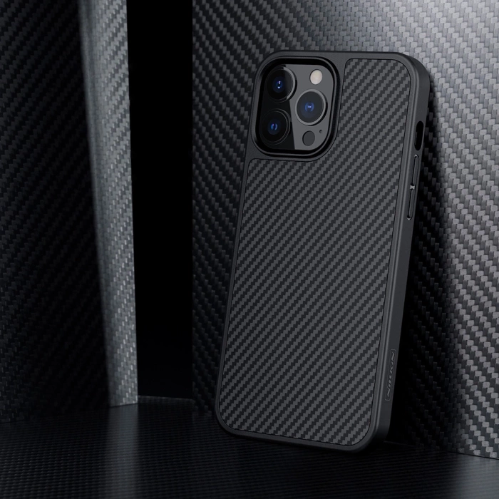 Etui Nillkin etui Synthetic Fiber Carbon iPhone 13 Pro Max czarny