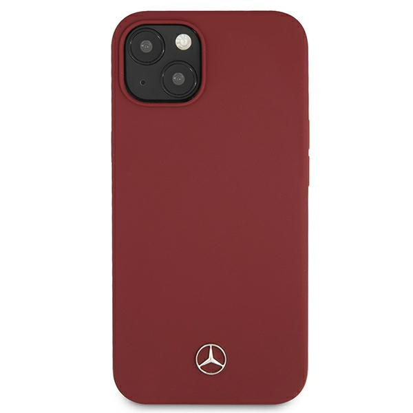 Etui MERCEDES Apple iPhone 13 Mini Silicone Line Czerwony Hardcase