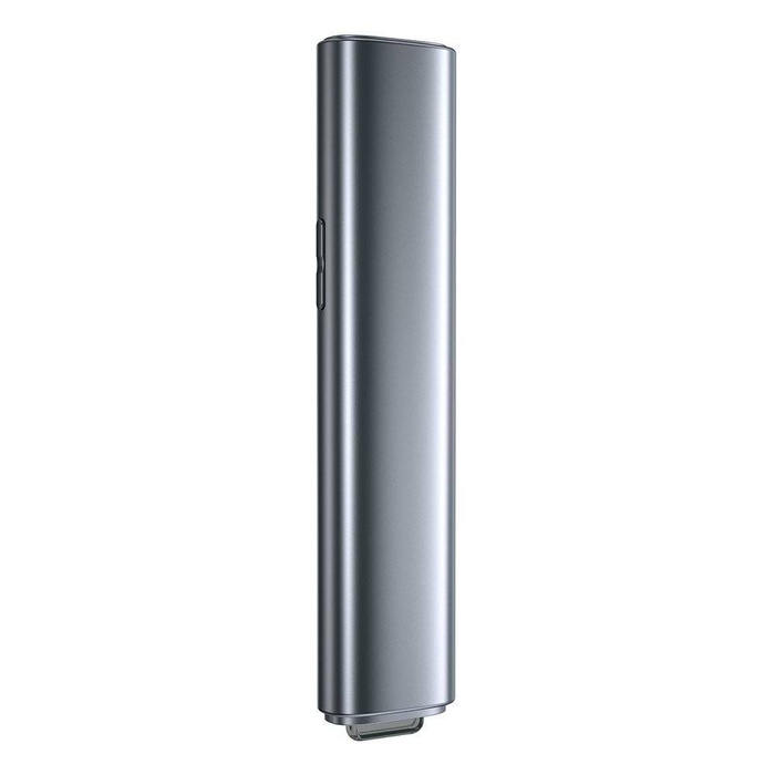 Baseus Orange Dot wskaźnik laserowy pilot do prezentacji PC z wbudowanym akumulatorem szary (WKCD000013)