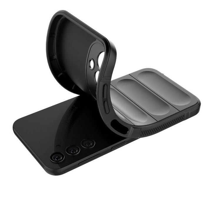 Etui Magic Shield Case etui do Samsung Galaxy A24 4G elastyczny pancerny pokrowiec czarne Case