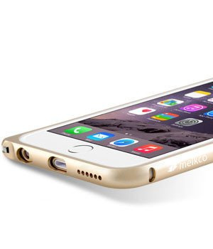Etui iPhone 6 6S MELKCO Metalowy Bumper Gold