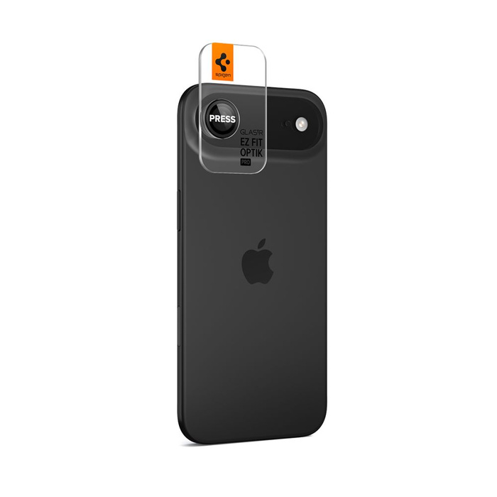 OSŁONA APARATU SPIGEN IPHONE 17 AIR OPTIK PRO GLAS.TR ”EZ FIT” CAMERA PROTECTOR 2-PACK  BLACK
