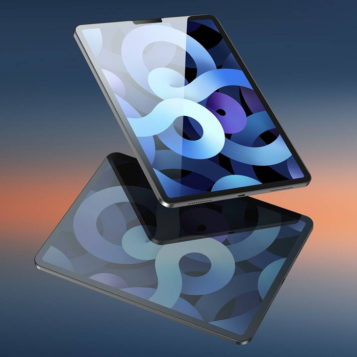 Baseus 2x Full-glass film 0,3mm folia do iPad Pro 12.9'' 2021 (5 gen.) / 2020 (4 gen.) / 2018 (3 gen.) z zestawem montażowym