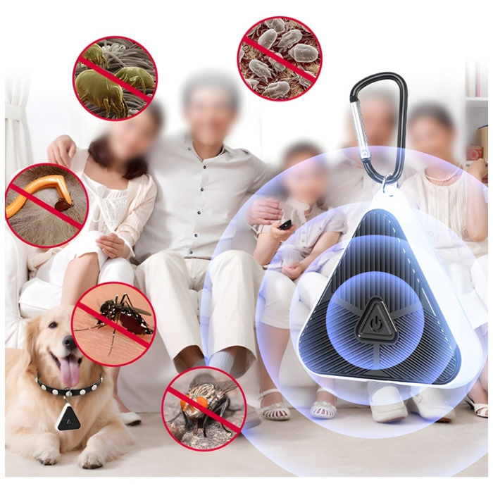 Ultradźwiękowy odstraszacz owadów        MajesticLine czarny