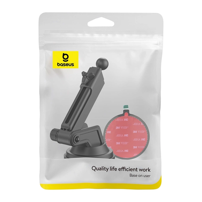 Baza do uchwytu samochodowego Baseus Milky Way Pro Series z przyssawką (czarny)