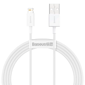 [PO ZWROCIE] Baseus Superior kabel USB - Lightning 2,4A 1,5 m Biały (CALYS-B02)