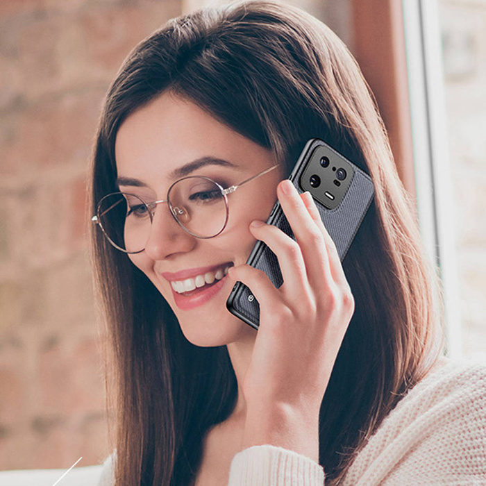 Etui Dux Ducis Fino etui do Xiaomi 13 Pro pokrowiec z silikonową ramką szare Case