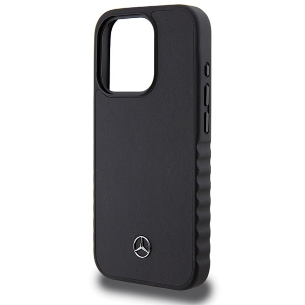 Etui Mercedes MEHCP15L23RCFK iPhone 15 Pro 6.1" czarny/black hardcase Smooth Leather Case