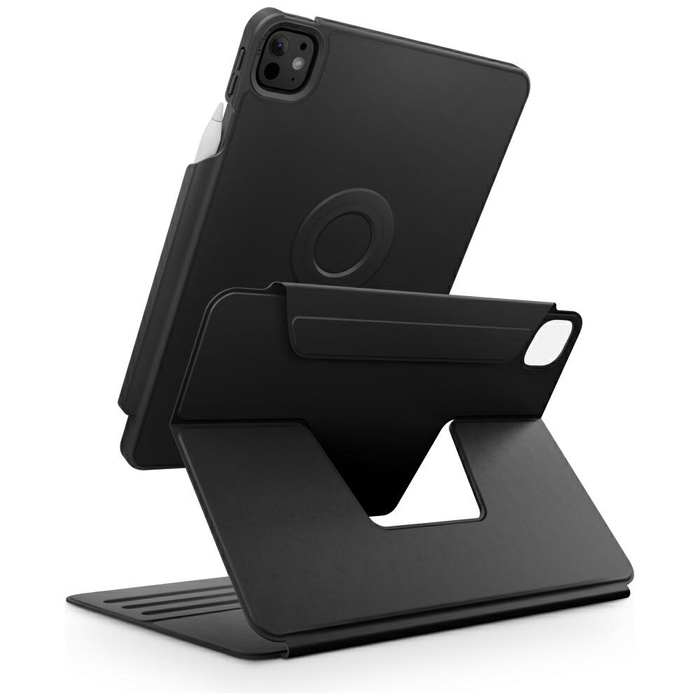 Etui UNIQ Rovus Snapmount Magnetic 360   Rotating Detachable do iPad Pro 11" M4 (2024) czarny
