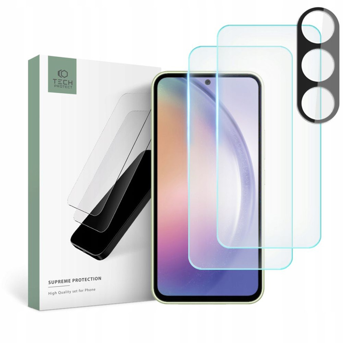 Szkło Hartowane Tech-protect Supreme Set Galaxy A54 5G Clear