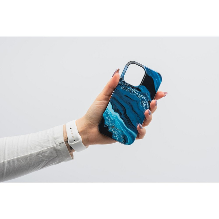 Etui na iPhone 15 Forcell F-Protect Mirage zgodny z MagSafe Military Drop-Test deep sea