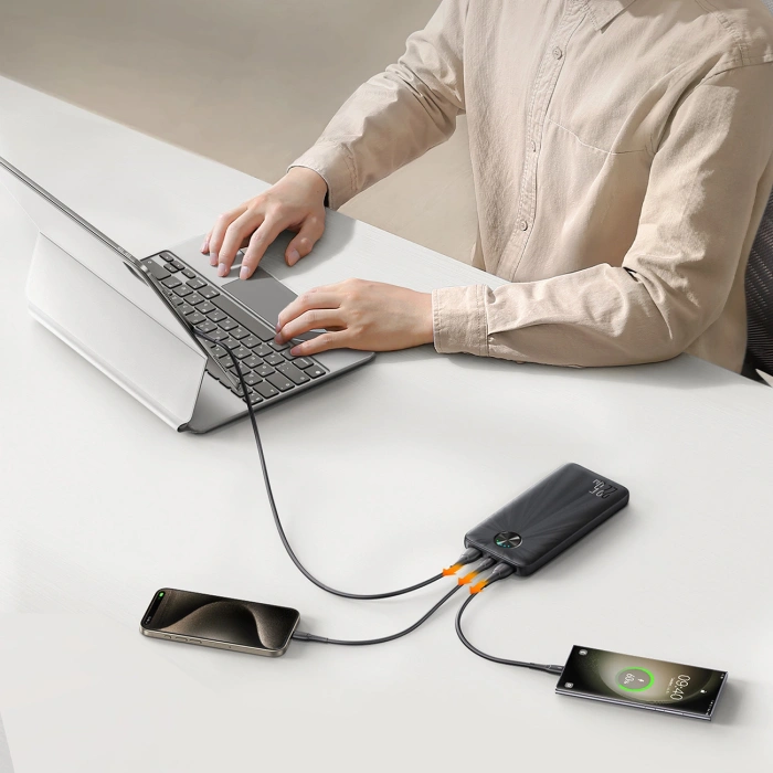 Powerbank Joyroom JR-PBF15 10000mAh USB-C USB-A 22.5W - czarny