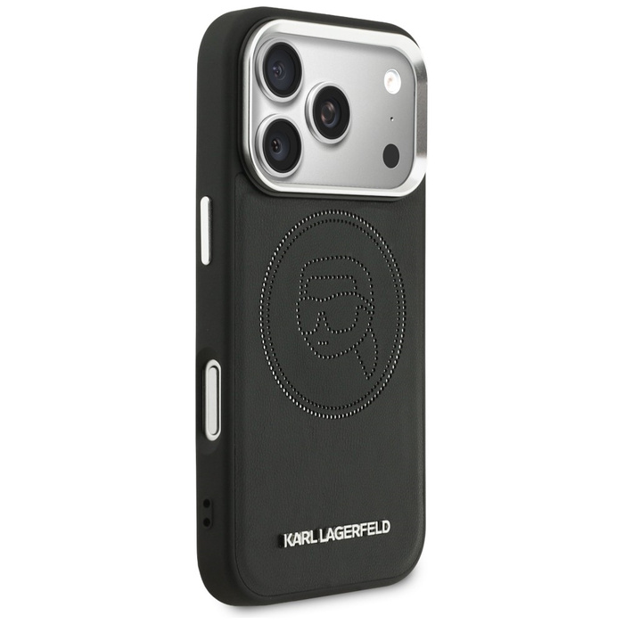 Etui Karl Lagerfeld K Head Point Logo    MagSafe do iPhone 17 Pro Max czarny