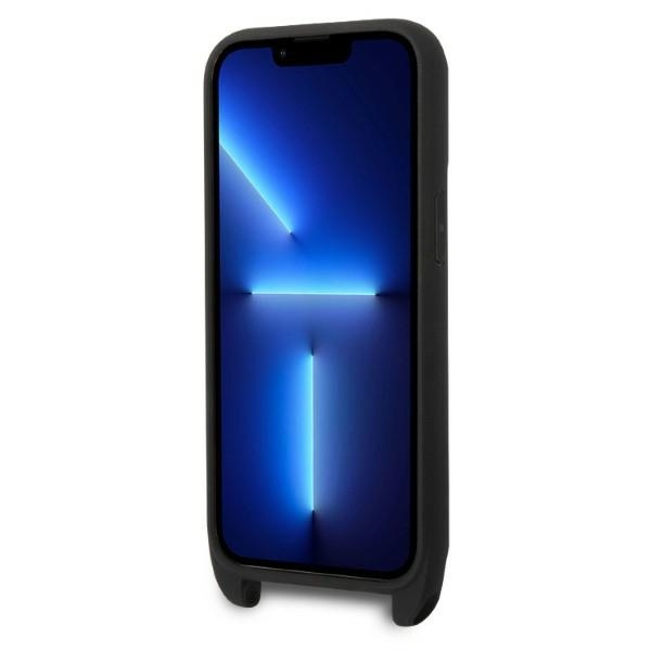 Etui Karl Lagerfeld iPhone 14 Pro Max 6,7" hardcase czarny/black Monogram Plaque Logo Strap