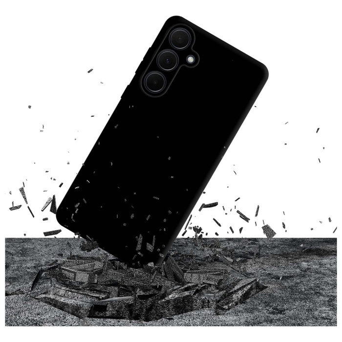 Etui 3MK Silicone Case do Samsung Galaxy A35 5G czarny