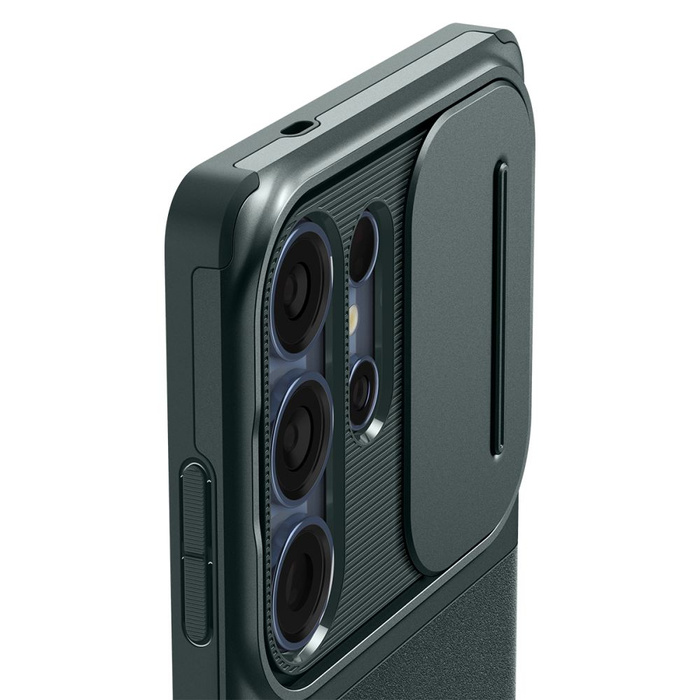 ETUI SPIGEN OPTIK ARMOR SAMSUNG GALAXY S25 ULTRA ABYSS GREEN