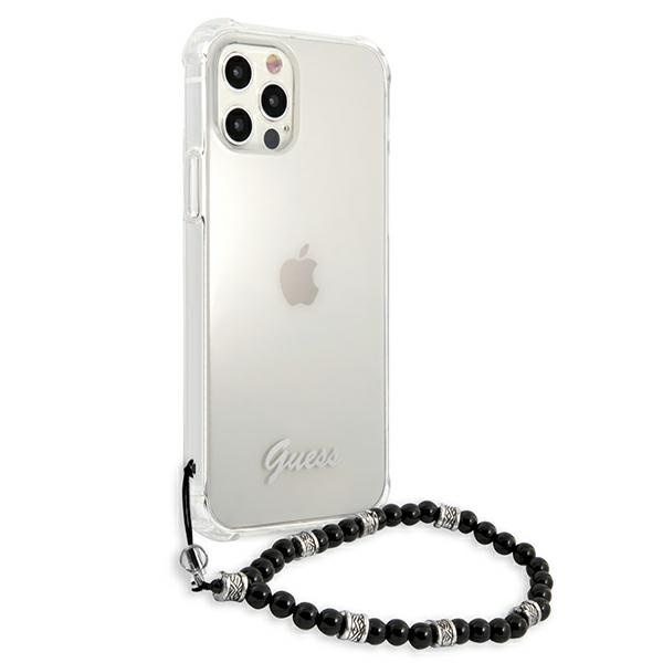 Etui GUESS Apple iPhone 12 Pro Max Black Pearl Bezbarwny Hardcase
