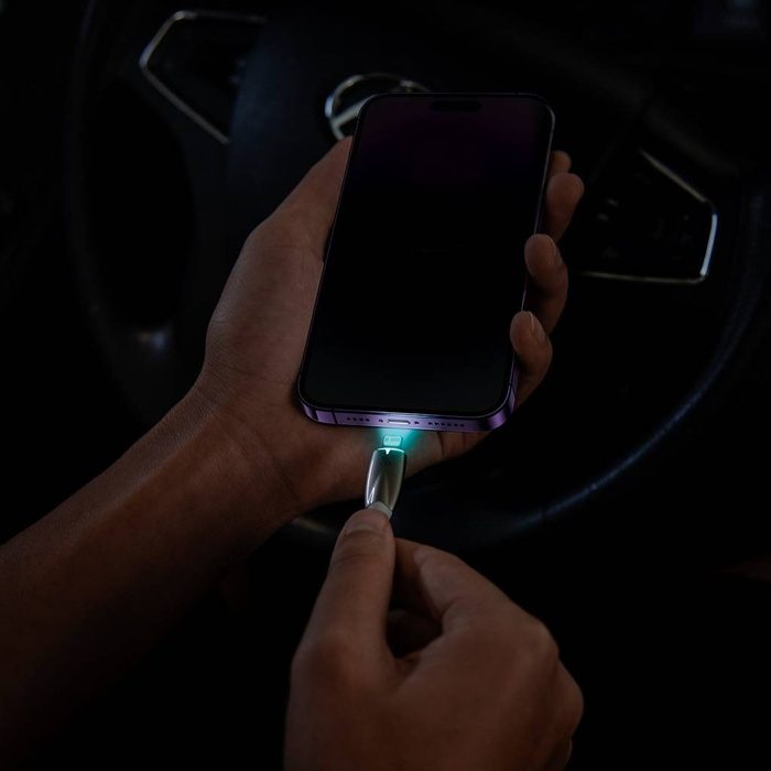 Baseus Glimmer Series kabel z szybkim ładowaniem USB-C - Lightning 480Mb/s PD 20W 1m biały