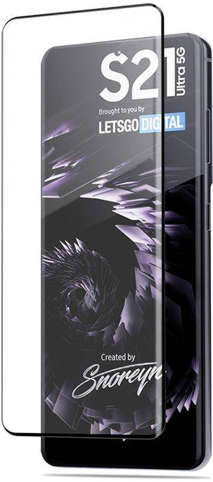 SZKŁO T-PHOX 5D SAM S21 ULTRA BLACK FULL GLUE