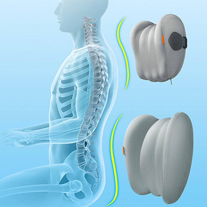 Poduszka samochodowa na zagłówek Baseus ComfortRide CNTZ000013 szara