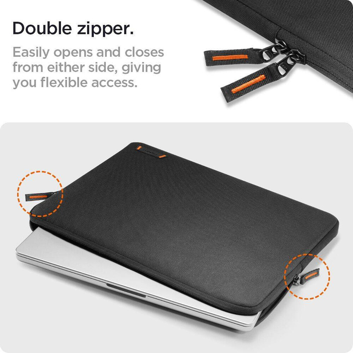 ETUI SPIGEN BASIC POUCH LAPTOP 13-14 BLACK