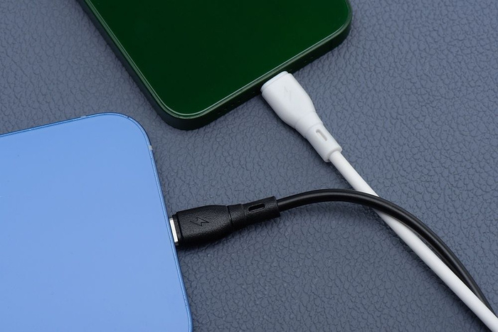 Kabel USB C do USB C Blue Star 3A 60W ECO 1 m PJ73-13-3 biały