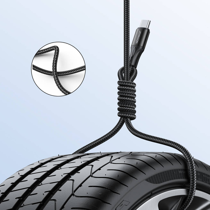 Joyroom kabel do szybkiego ładowania / transmisji danych USB Typ C - USB Typ C PD 60W 2m czarny (S-2030N1-60)