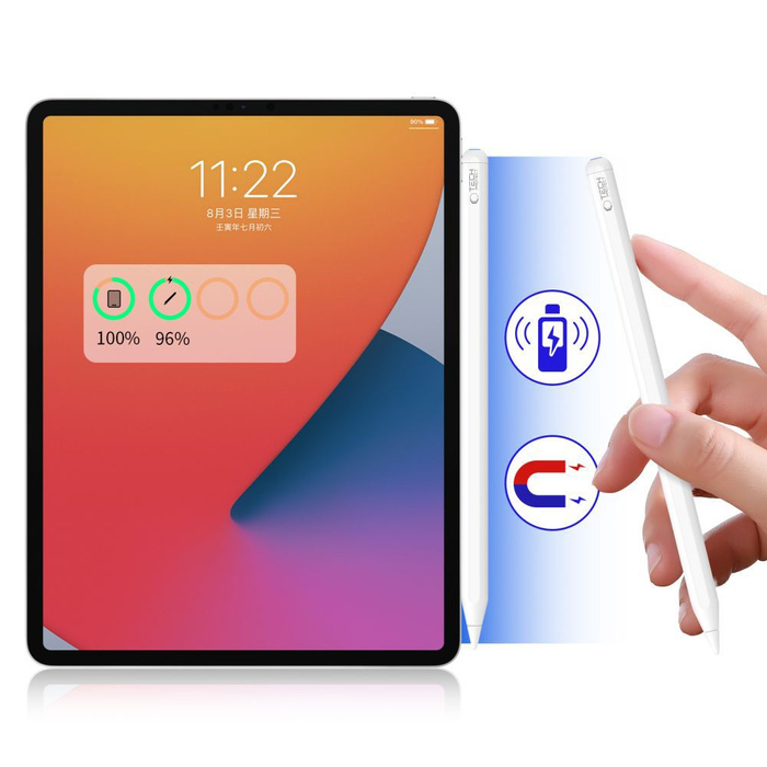 Rysik TECH-PROTECT DIGITAL STYLUS PEN ”2” IPAD WHITE