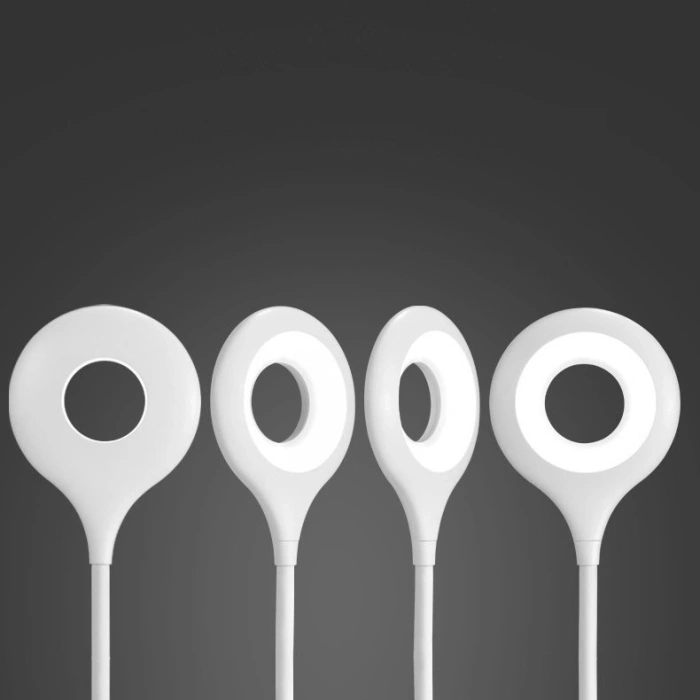 Bezprzewodowa lampka LED do czytania z klipsem + kabel micro USB biały