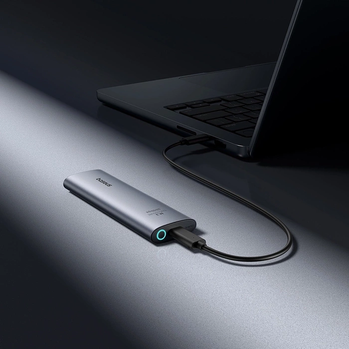 Baseus obudowa dysku FlyJoy Series SSD Enclosure (M.2 NVMe) Space Grey