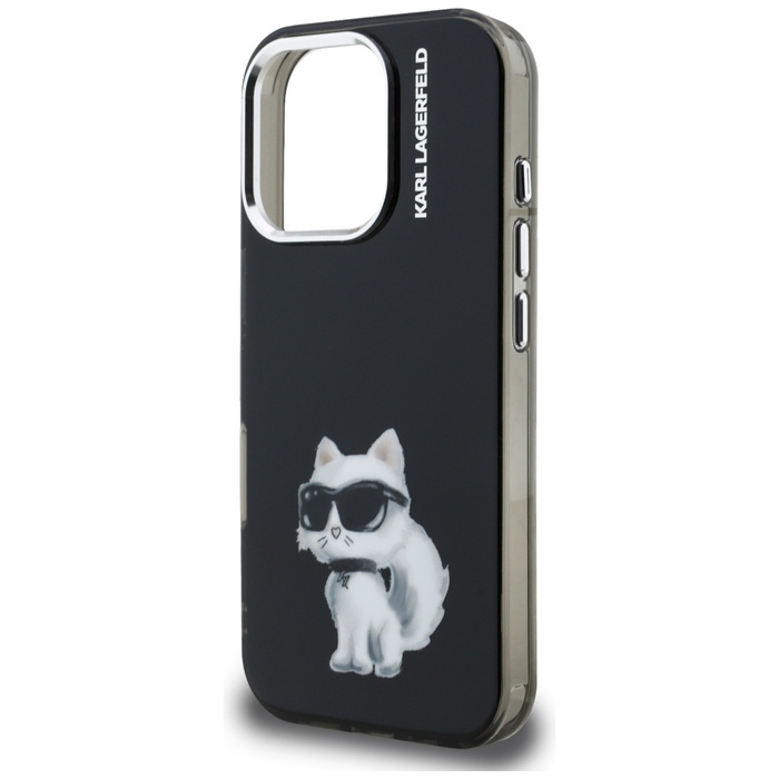 Etui Karl Lagerfeld IML Aquarelle        Choupette & Logo do iPhone 16 Pro czarny