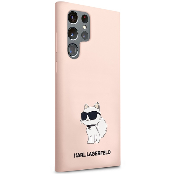 Etui Karl Lagerfeld Silicone NFT Choupette - Etui Samsung Galaxy S23 Ultra (różowy) Case