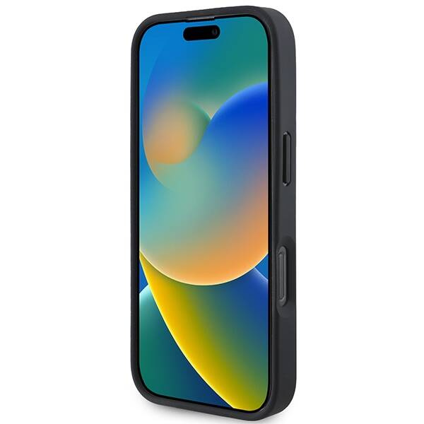 Etui Mercedes iPhone 16 Pro Max 6.9" antracyt szary/antracite grey hardcase MB Waves Leather