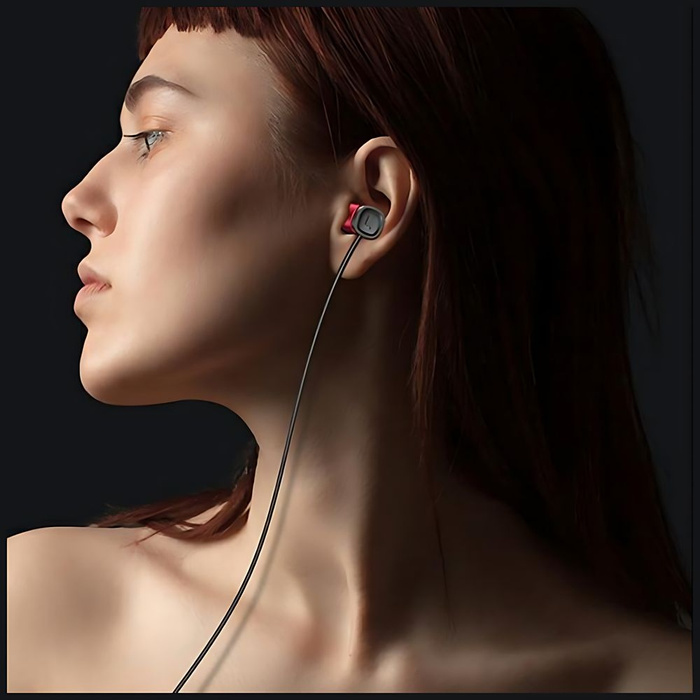 USAMS Słuchawki EP-46 jack 3,5 mm czarny/black 1,2m HSEP4601