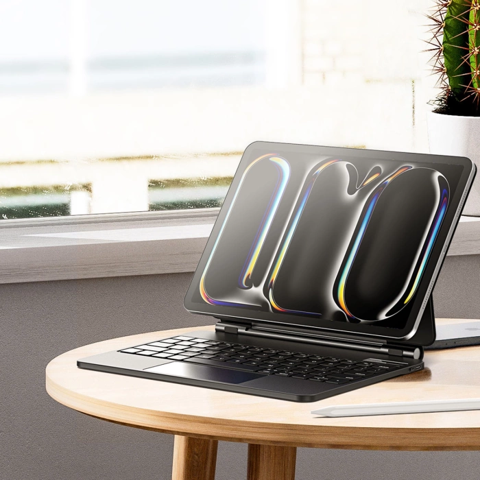 Etui Dux Ducis Keyboard (MK Series) z klawiaturą Bluetooth na iPad Pro 11" 2024 - czarna