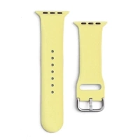 Silicone Strap APS silikonowa opaska do Watch 8 / 7 / 6 / 5 / 4 / 3 / 2 / SE (45 / 44 / 42mm) pasek bransoleta do zegarka żółty