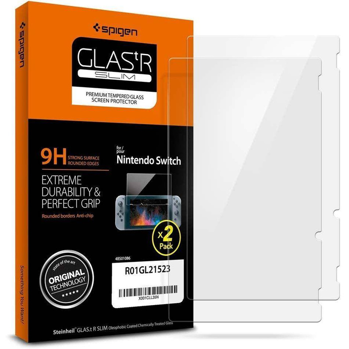 Szkło Hartowane SPIGEN Nintendo Switch Glass Tr Slim 2-Pack 