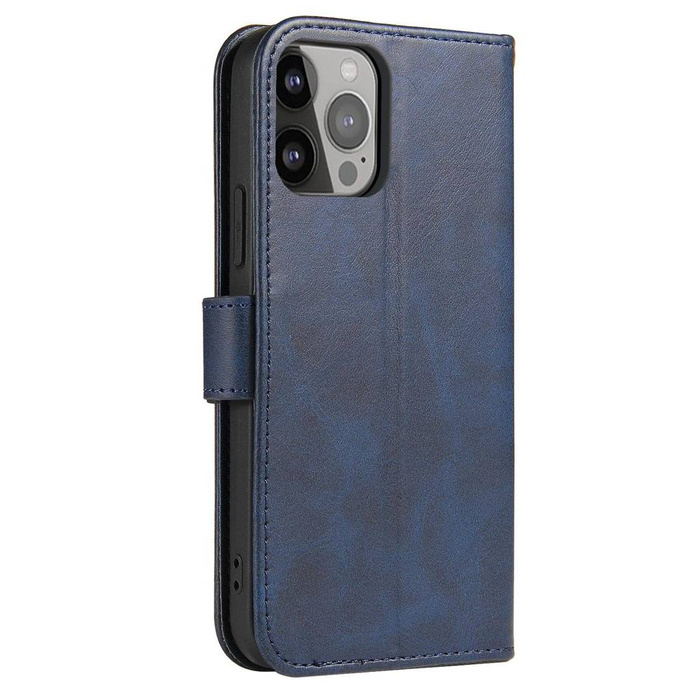Etui Magnet Case etui Samsung Galaxy A14 5G pokrowiec z klapką portfel podstawka niebieskie Case