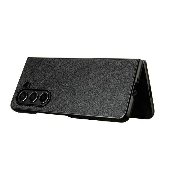 Beline Etui Leather Case Sam Z Fold5F946 czarny/black