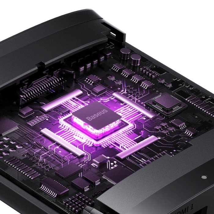 [PO ZWROCIE] Adapter HDMI 2w1 4K 60Hz dwukierunkowy Baseus AirJoy - czarny