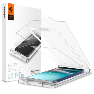 SZKŁO HYBRYDOWE SPIGEN SAMSUNG GALAXY S25 ULTRA ELITE SHIELD ”EZ FIT” HD CLEAR