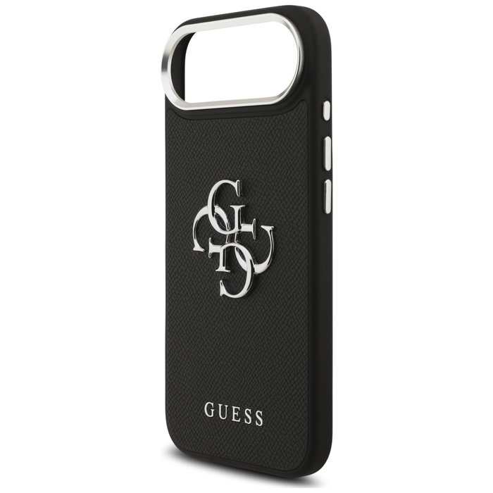 Etui Guess Grained Big 4G Classic Logo   do iPhone 17 Air czarny