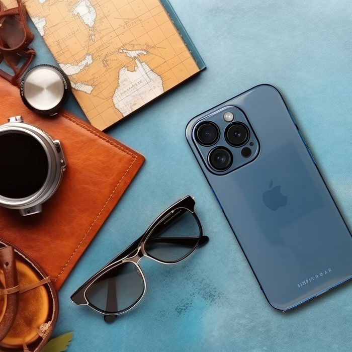 ROAR futerał PURE SIMPLE FIT do IPHONE 12 Pro Granatowy