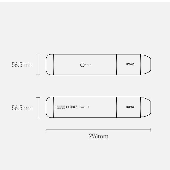 Baseus A3 bezprzewodowy odkurzacz samochodowy 135 W 15000 Pa srebrny (CRXCQA3-0S)