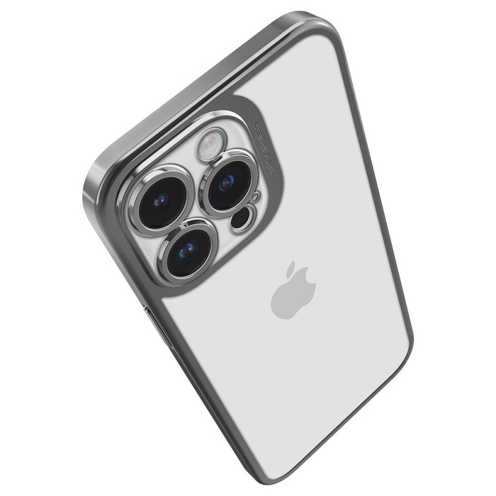 Etui Spigen Optik Crystal iPhone 14 Pro Chrome Grey
