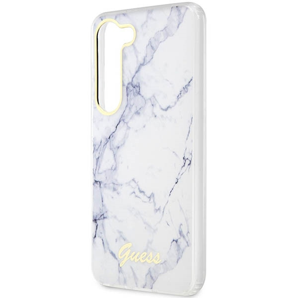 Etui Guess Guhcs23spcumah S23 S911 Biały/white Hardcase Marble Case