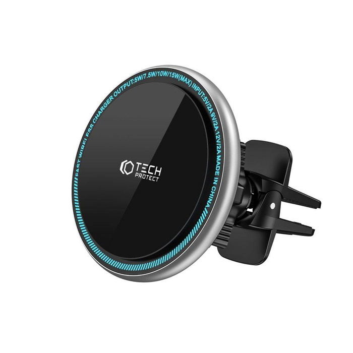 UCHWYT TECH-PROTECT A2 MAGNETIC MAGSAFE VENT CAR WIRELESS CHARGER 15W BLACK